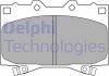Тормозные колодки дисковые LEXUS / TOYOTA LX 470 / Landcruiser передняя сторона 98-08 LP1308