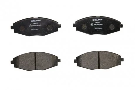 Тормозные колодки дискови CHEVROLET / DAEWOO Lanos 1.4 / 1.5i Matiz 0.8 / 1.0 - 05 Delphi LP1390