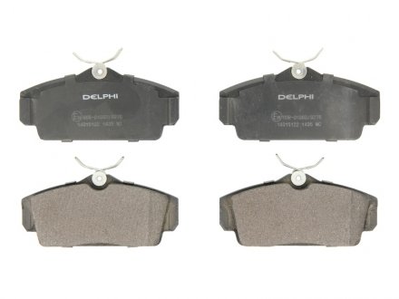 Тормозные колодки дисковые NISSAN Primera / Almera передняя сторона 96 -06 Delphi LP1435 (фото 1)