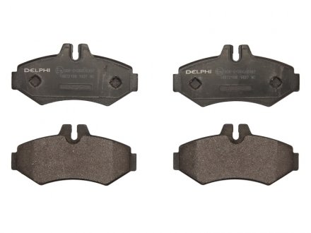 Тормозные колодки дисковые MERCEDES / VW G (W461, W463) / Sprinter / LT передняя сторона 96-06 Delphi LP1437 (фото 1)