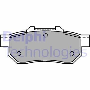 Колодки тормозные дисковые Delphi LP1456 (фото 1)