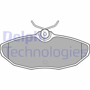Тормозные колодки дисковые JAGUAR / LINCOLN XJ / S-Type / LS задняя сторона 98-09 Delphi LP1505