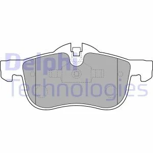 Гальмівні колодки дискові MG/ROVER MG6/75 "F "99>> Delphi LP1521 (фото 1)