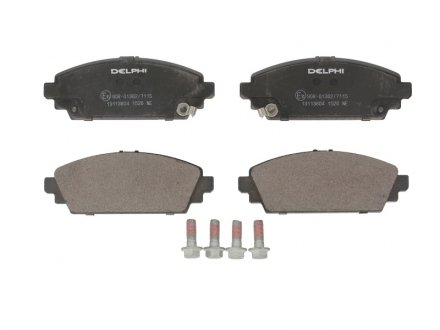 Тормозные колодки дисковые HONDA Civic / Accord передняя сторона 98-06 Delphi LP1526 (фото 1)