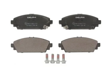 Тормозные колодки дисковые HONDA Civic / Accord передняя сторона 98-06 Delphi LP1526