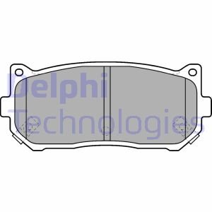 Колодки тормозные дисковые Delphi LP1528