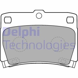 Колодки тормозные дисковые Delphi LP1546 (фото 1)