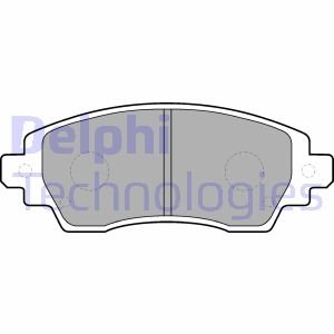 Тормозные колодки дисковые TOYOTA Corolla E передняя сторона 97-02 Delphi LP1560 (фото 1)