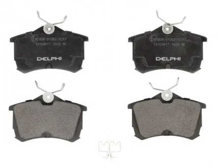 Тормозные колодки дисковые HONDA Accord задняя сторона 98-08 Delphi LP1626