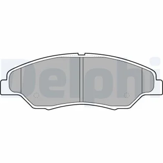 Гальмівні колодки дискові KIA Sportage "F "99-04 Delphi LP1634