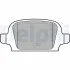 Тормозные колодки дисковые OPEL Combo / Corsa / Tigra задняя сторона 00-06 Delphi LP1677 (фото 1)