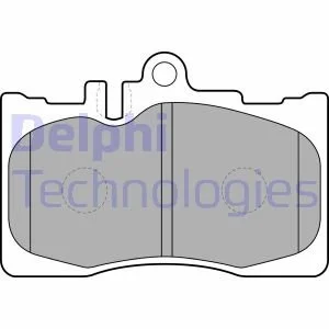 Тормозные колодки дисковые LEXUS LS430 передняя сторона 97-06 Delphi LP1689