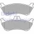 Тормозные колодки дисковые MERCEDES ML (W163) задняя сторона 98-05 LP1692