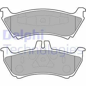 Тормозные колодки дисковые MERCEDES ML (W163) задняя сторона 98-05 Delphi LP1692