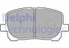 Тормозные колодки дисковые TOYOTA Avensis Verso передняя сторона 01-05 LP1711