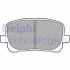 Тормозные колодки дисковые TOYOTA Avensis Verso передняя сторона 01-05 LP1711