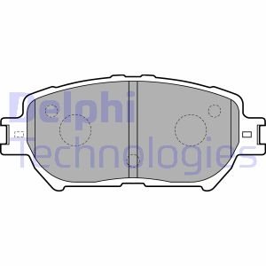 Тормозные колодки дисковые TOYOTA Camry V30 передняя сторона 01 - Delphi LP1738