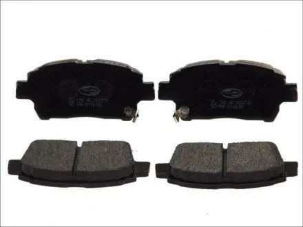 Тормозные колодки дисковые TOYOTA Corolla / Prius / Yaris "F" 99-09 Delphi LP1742