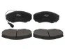 Тормозные колодки дисковые CITROEN / FIAT / PEUGEOT Jumper / Ducato / Boxer передняя сторона 02-06 LP1750