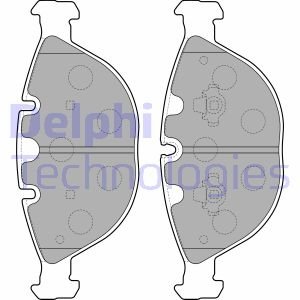 Тормозные колодки дисковые BMW 7 (E65) / X5 (E53) передняя сторона 01-09 Delphi LP1798
