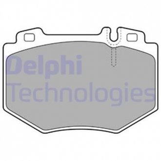 Тормозные колодки дисковые MERCEDES S (W220) передняя сторона 98-05 Delphi LP1851