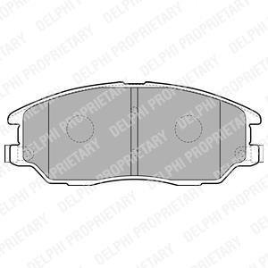 Колодки тормозные дисковые Delphi LP1857 (фото 1)