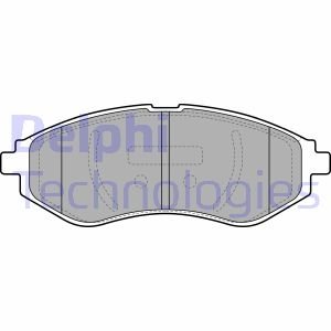 Тормозные колодки дисковые CHEVROLET / DAEWOO Aveo / Kalos передняя сторона 02-11 Delphi LP1895 (фото 1)