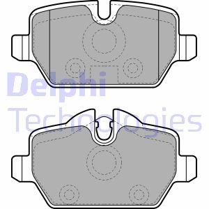 Гальмівні колодки дискові BMW 1(E81)/3(E90) "R "04>> Delphi LP1924