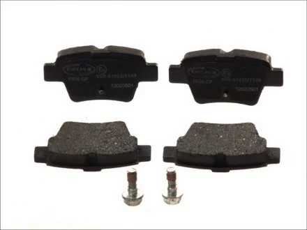 Тормозные колодки дисковые CITROEN / PEUGEOT C4 / 207/307 задняя сторона 01 - Delphi LP1926