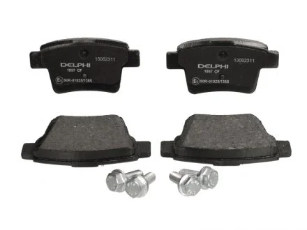 Тормозные колодки дисковые FORD Mondeo задняя сторона 04-07 Delphi LP1957