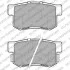 Тормозные колодки дисковые HONDA Accord / CR-V / FR-V задняя сторона 04 - Delphi LP1972 (фото 2)