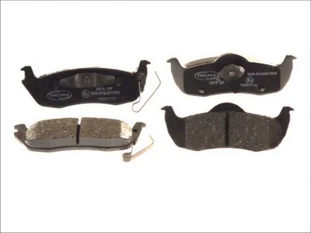 Тормозные колодки дисковые INFINITI / JEEP QX56 / Grand Cherokee задняя сторона 04-10 Delphi LP1975