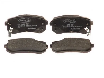 Тормозные колодки дисковые HYUNDAI / KIA i10 / Picanto задняя сторона 04 - Delphi LP1976