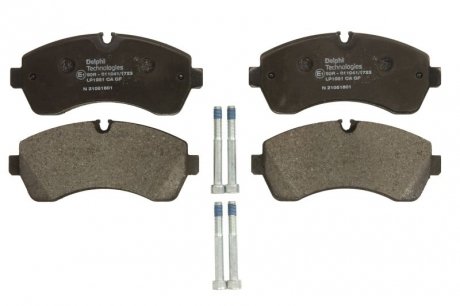 Тормозные колодки дисковые MERCEDES / VW Sprinter / Crafter передняя сторона 06 - Delphi LP1981 (фото 1)