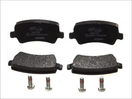 Тормозные колодки дисковые FORD / LAND ROVER / VOLVO Mondeo / S-Max / Free Lander / S80 / V70 задняя сторона 06 - Delphi LP2008