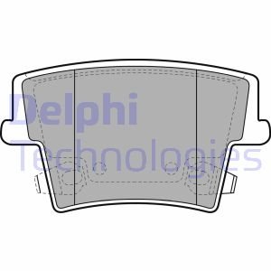 Тормозные колодки, дисковые Delphi LP2035