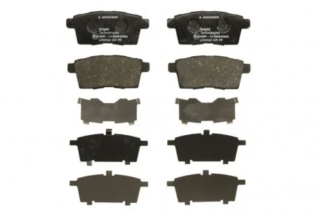 Тормозные колодки дисковые MAZDA CX-7 / CX-9 задняя сторона 07 - Delphi LP2052