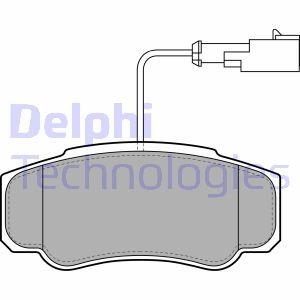 Тормозные колодки дисковые NISSAN / RENAULT NT400 / Cabstar / Maxity задняя сторона 06 - Delphi LP2054