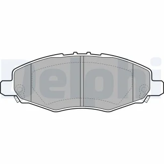 Гальмівні колодки, дискові Delphi LP2059 (фото 1)