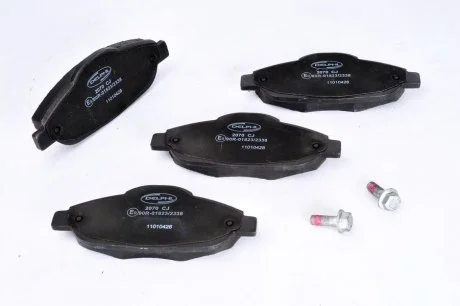 Тормозные колодки дисковые PEUGEOT 3008/308 / CC / SW передняя сторона 07 - Delphi LP2070