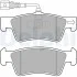 Тормозные колодки дисковые VW Touareg / Transporter / Multivan задняя сторона 03 - LP2086