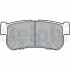 Тормозные колодки дисковые SSANG YONG Actyon / Kyron / Rexton задняя сторона 02 - Delphi LP2127 (фото 1)