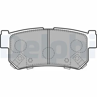 Тормозные колодки дисковые SSANG YONG Actyon / Kyron / Rexton задняя сторона 02 - Delphi LP2127