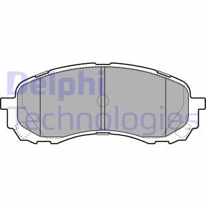 Тормозные колодки дисковые SUBARU Impreza передняя сторона 00 - Delphi LP2128 (фото 1)