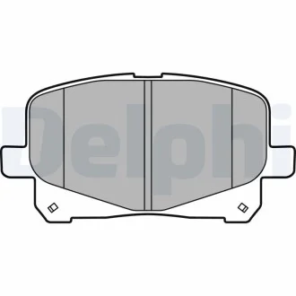Гальмівні колодки дискові TOYOTA Previa "F "00-03 Delphi LP2129