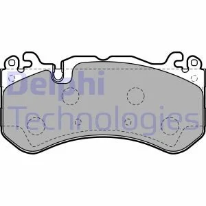 Тормозные колодки дисковые MERCEDES 204/219/230 AMG передняя сторона 08 - Delphi LP2149