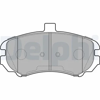 Гальмівні колодки дискові HYUNDAI Elantra "F "03-05 Delphi LP2150