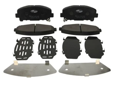 Тормозные колодки дисковые HONDA Accord передняя сторона 08 - Delphi LP2166