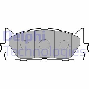 Тормозные колодки дисковые TOYOTA Camry V40 / V50 передняя сторона 06 - Delphi LP2169 (фото 1)
