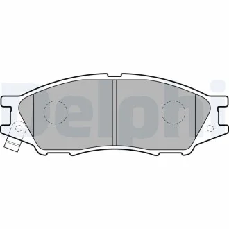 Колодки тормозные дисковые Delphi LP2184